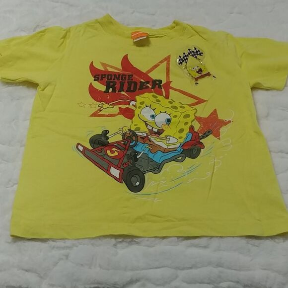 S Nickelodeon Spongebob Sponge Rider Tee 2007 - Picture 1 of 6
